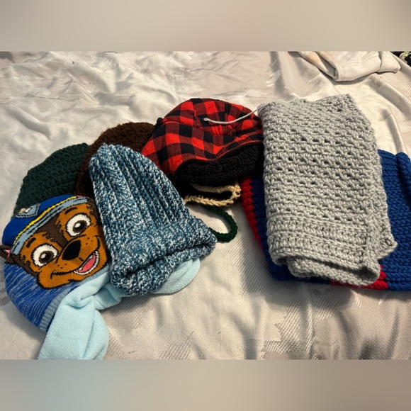 Kids' Winter Hat Collection - Blue, Red, Gray & Paw Patrol! Toddler Collection. - Picture 1 of 6